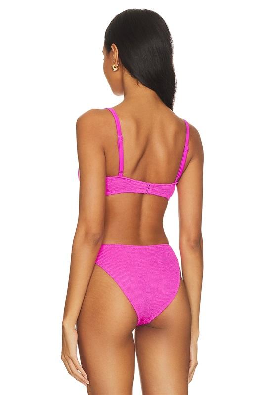 NWT Good American S/M Always Fits Good Bikini Bottom Pink 125339
