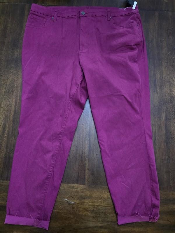 NWT KUT From Kloth 24W High Rise Skinny Fuchsia Jeans 125349