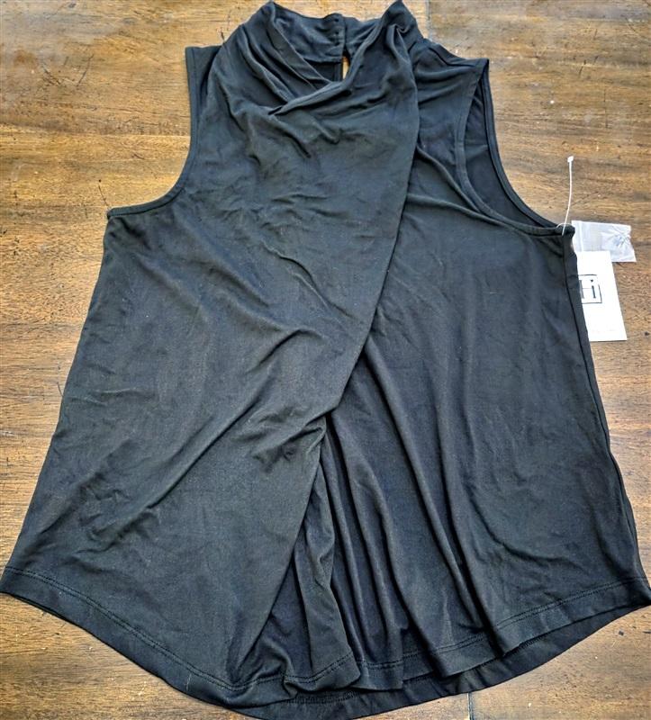 NWT Heather's Closet S Crossover Turtleneck Tank Top Stretch Casual 125428