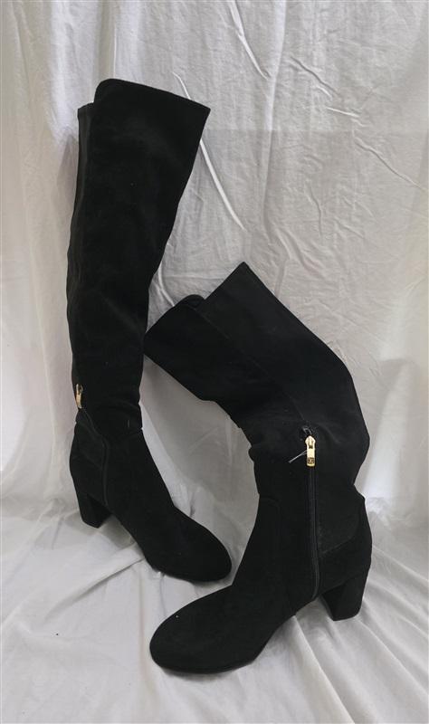 NWOT Liz Claiborne 10 Leyla Over Knee High Fashion Black Boots 125654