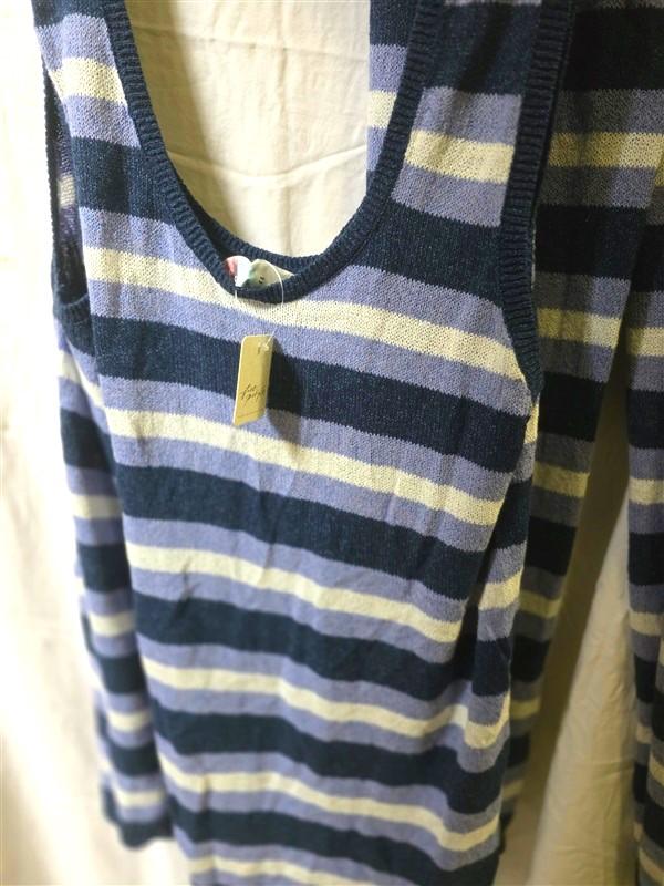 NWTD We the Free People M FP Beach Midnight Rain Knit Tank & Pants 125736