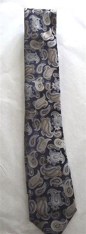 NWOT Saddlebred Blue Gold Paisley Men's Neck Tie 125791