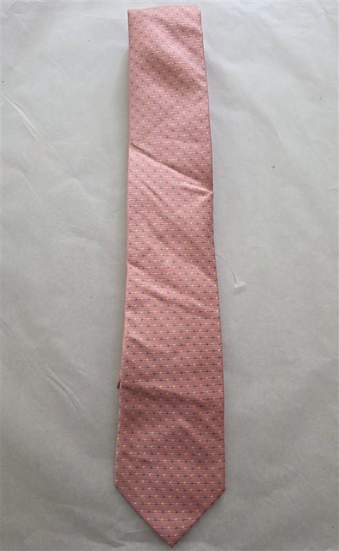 NWOT Stafford Pink Blue Geometric 100% Silk Men's Classic Formal Neck Tie 125800