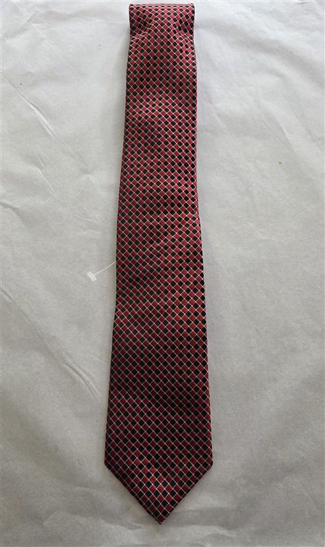 NWOT Ivy Crew Red Black Men's Classic Formal Neck Tie 125807