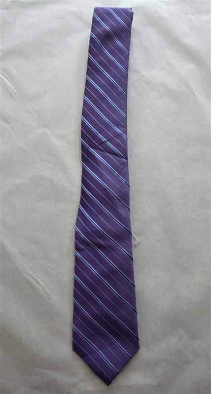 NWOT Van Heusen Purple Blue Stripe Men's Neck Tie 125821