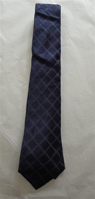 NWOT Michael Strahan Blue Silver 100% Silk Men's Neck Tie 125848