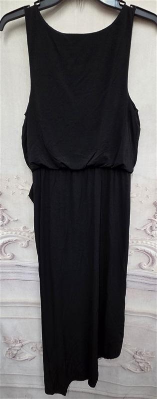 NWOT INC M Split Front Dress Sleeveless Black 125920