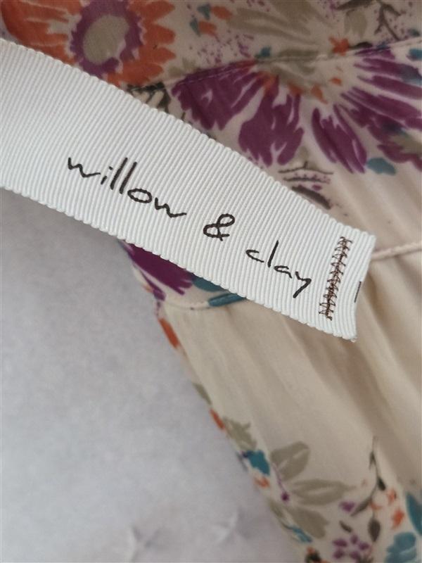 NWT Willow & Clay M Floral Boho Chic Maxi Sundress 125925