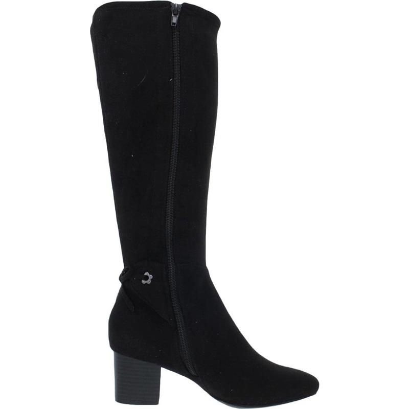 NWOT Charter Club 8 Jaccque Block Heel Mid-Calf Boots Black 125977