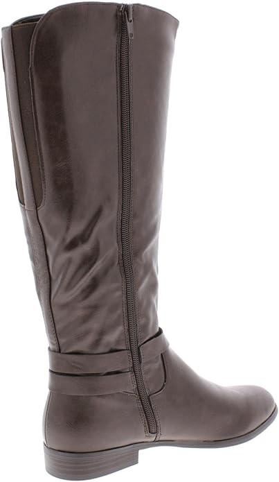 NWOT Style & Co 5.5 Kindell Faux Leather Round Toe Riding Boots 126020