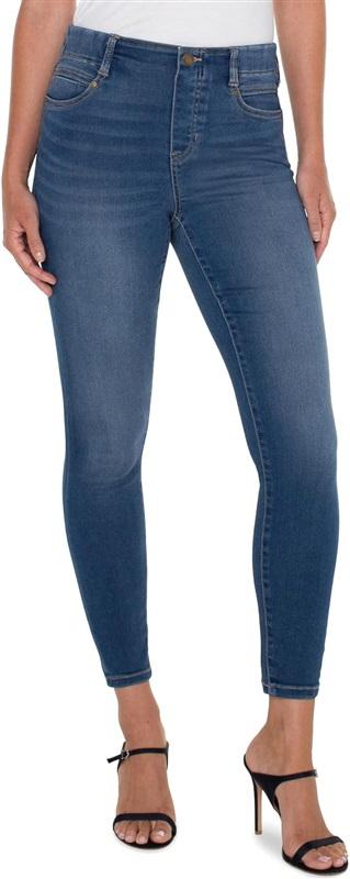 NWT Liverpool 8 29 Gia Glider Ankle Skinny Jean White 126097