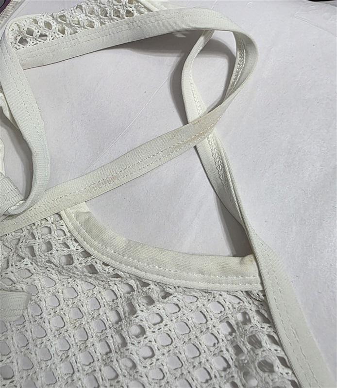 NWOTD Robin Piccone Sophia M Crochet Ladder Bikini Swim Top 126132