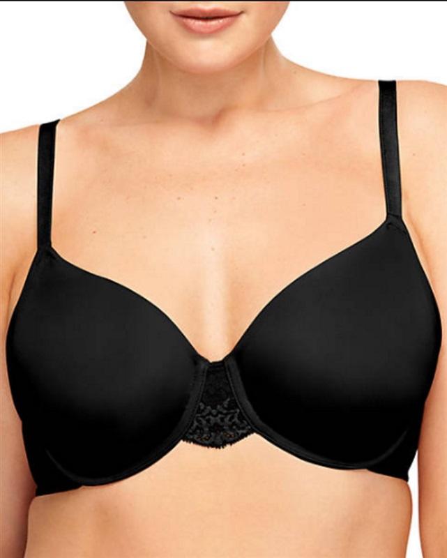 NWT Wacoal 36DD Lace Impression Seamless Underwire Bra 851257 Black 126147