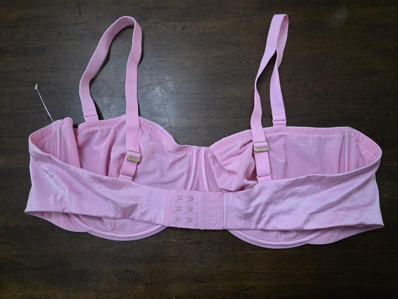 NWOT CUUP 44D The Balconette Pink Underwire Bra 126154