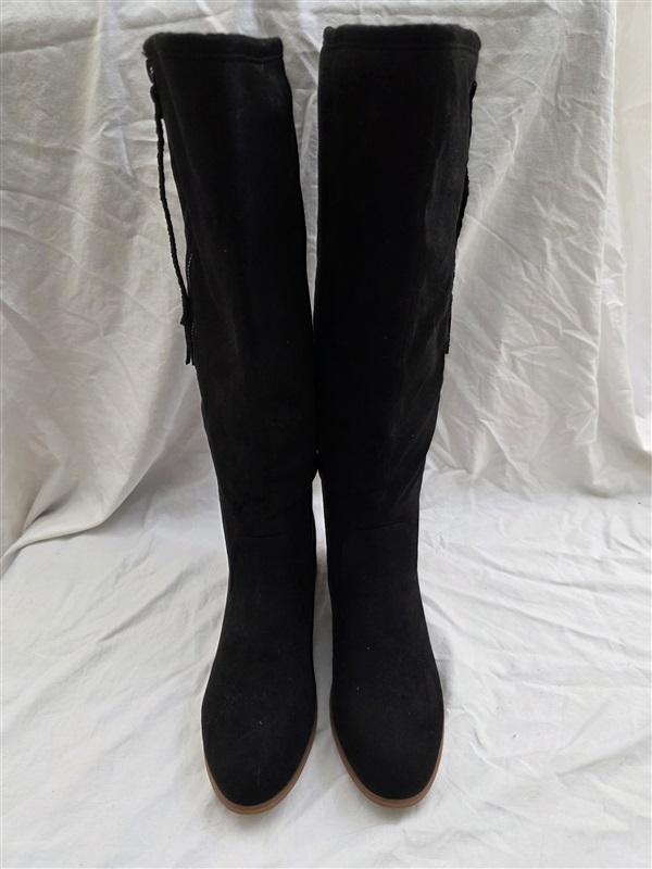 NWOT Journee 8.5 SANORA KNEE HIGH BOOTS IN WIDE CALF Black 126186