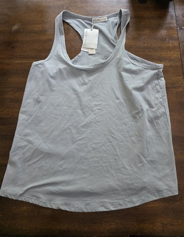 New Barefoot Dreams M Malibu Collection Butter Chic Tank Gray 126205