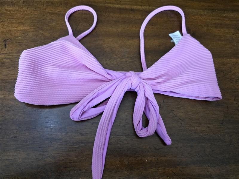 NWOT L*Space Anthropologie M Chloe Top Purple Bikini Swim Top 126497