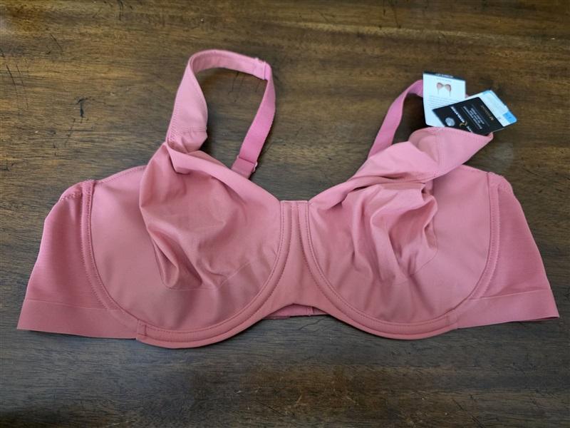 NWT Wacoal 40C Shape Revelation Shallow Top T-Shirt Bra 855387 Rose 126499