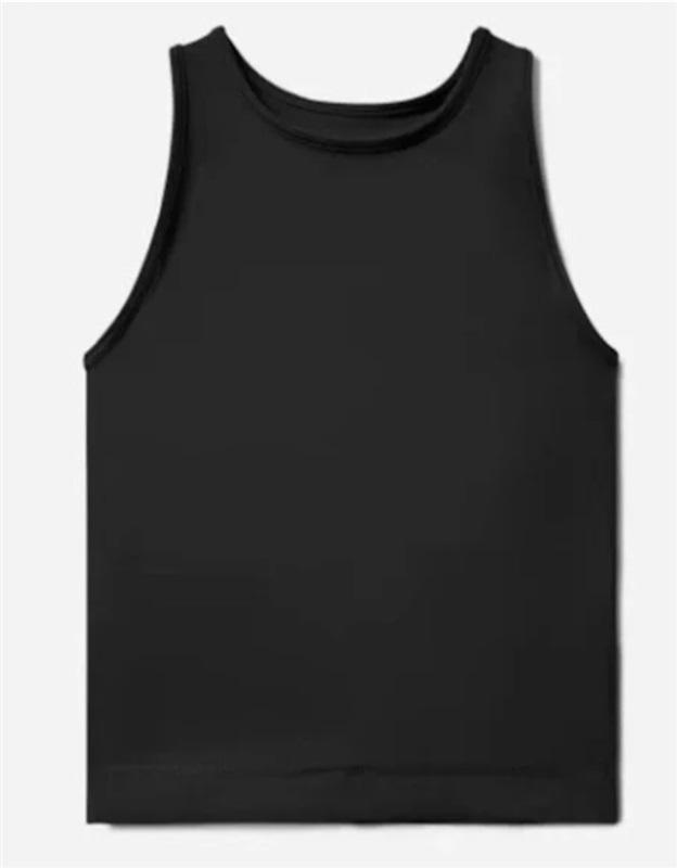 NWT Everlane XS Perform Tank Top Crop Black High Neck 126566