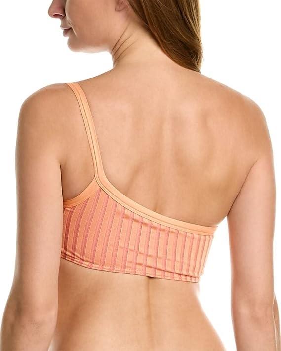 NWOT L*Space L Two-Tone Rib Axel Top Bikini Top 126837