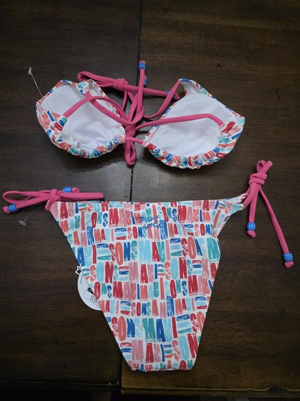 NWOT Maui & Sons 8 Logo Top & Bikini Swim Bottom 126840
