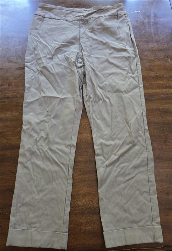 NWOT Tribal 12 Highrise Pull on Cuffed Ankle Pant Gray 126897