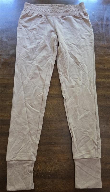 NWT Free People FP Movement XS JOGGER Pants Putty Beige 126903