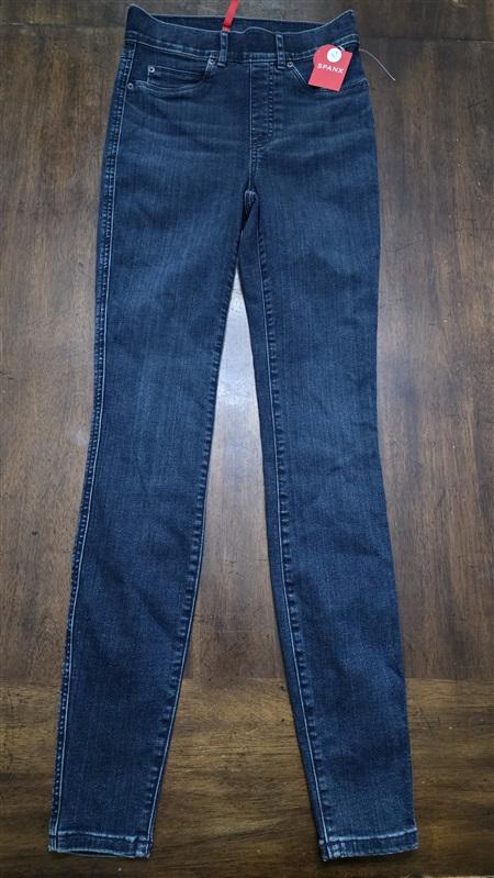NWOT Spanx XS Tall Ankle Skinny Jeans Clean Indigo Blue 20277T 126929