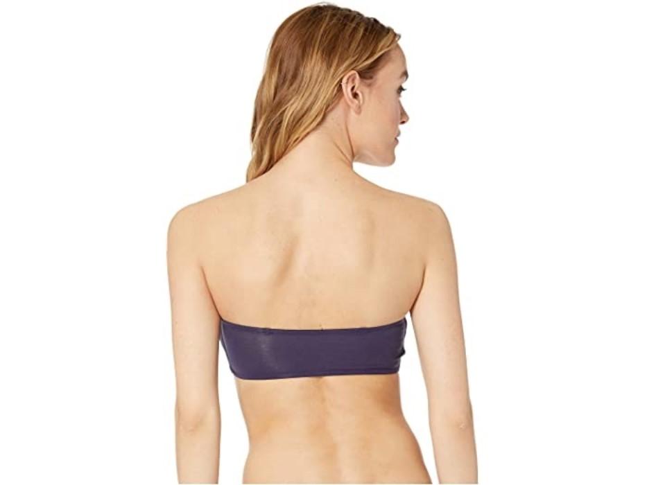 NWT On Gossamer L Cabana Bandeau Bralette Blue G5195 126960