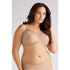 NWOT Amoena 32DD Isadora Mastectomy SB Pocketed Soft Cup Bra 0948 Beige 126971