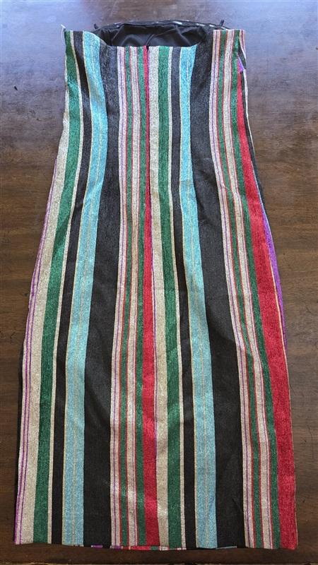 NWOTD Trina Turk 4Mercury Sparkle Stripe Strapless Dress 127052