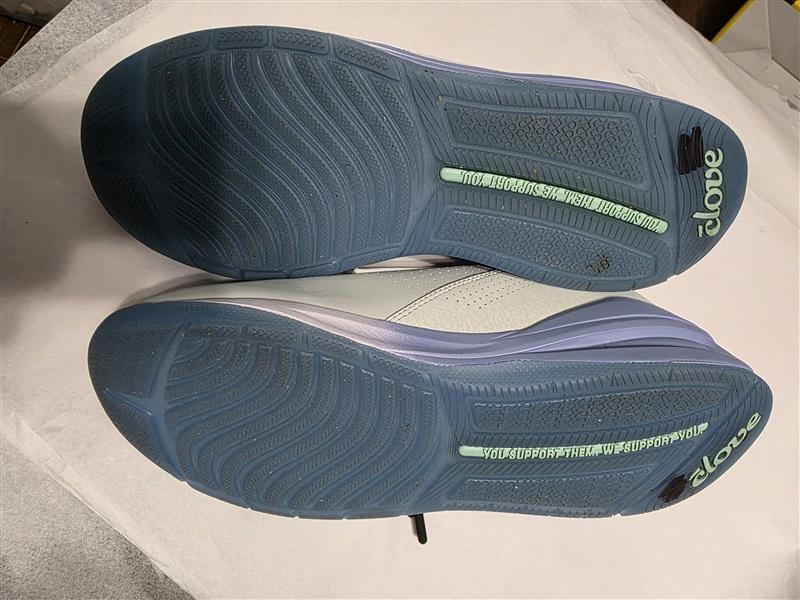 PO Clove Men 11.5 Classic Gray Matter Nursing Tennis Shoes Blue Gray 127363