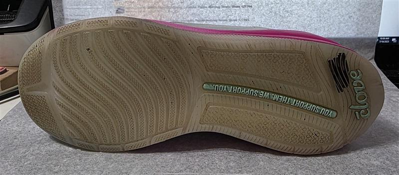 PO Clove 9 Classic Electron Rose Pink Gray Nursing Tennis Shoes 127380