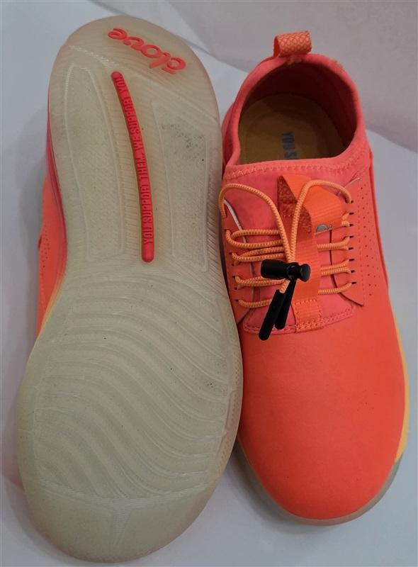NWOT Clove 6 Classic Comet Orange Pink Ltd Ed Nursing Tennis Shoes 127453