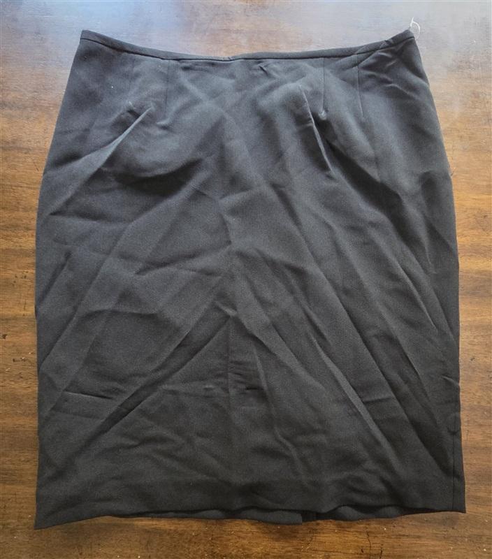NWT Le Suit 10P Pencil Work Skirt Petite Navy Blue127563