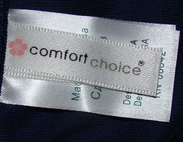 NWOT Comfort Choice 54D Wirefree Front Hook Seamless Bra Navy Blue 127585