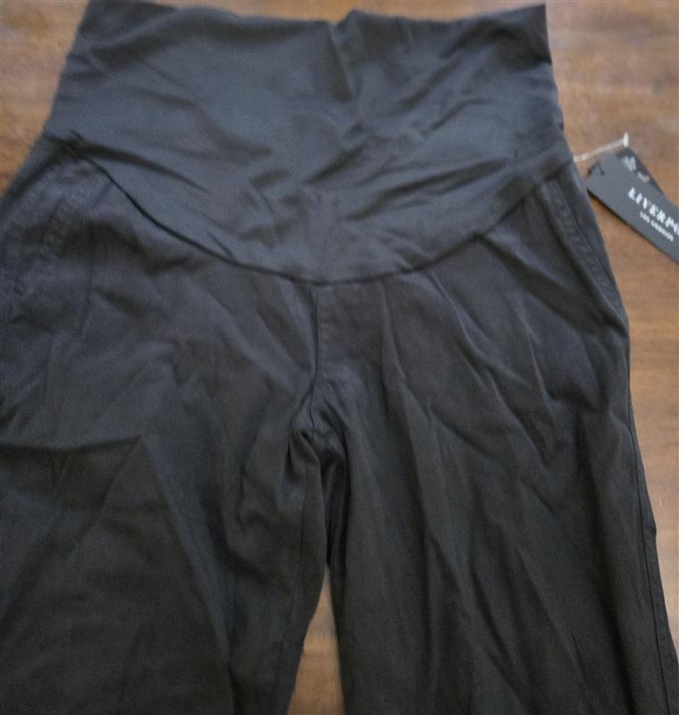 NWT Liverpool LG the Trouser Maternity Pants Black 127732