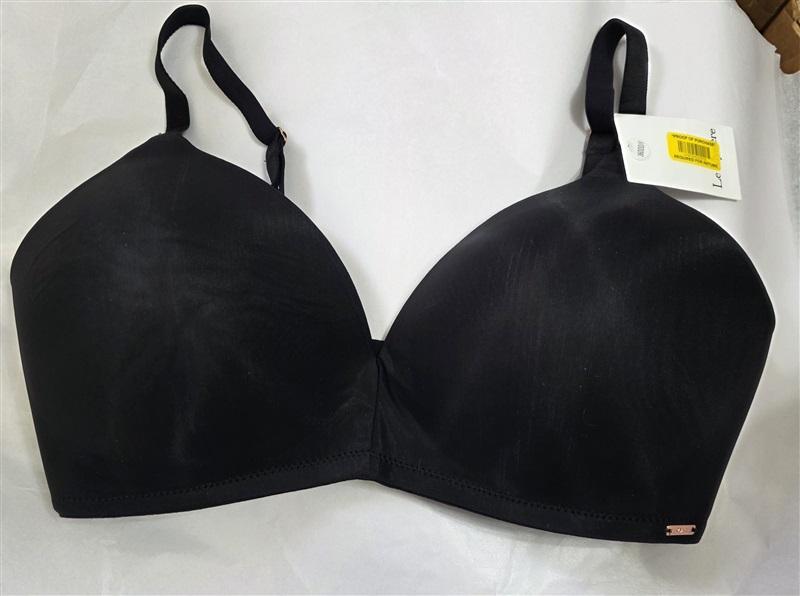 NWT Le Mystere 36DDD Sheer Seduction Wireless Bra 5325 Black 127781