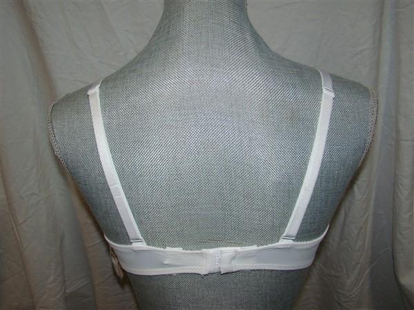 NEW Chantelle 38C Basic Invisible 3296 Backless Push Up Bra White 127893