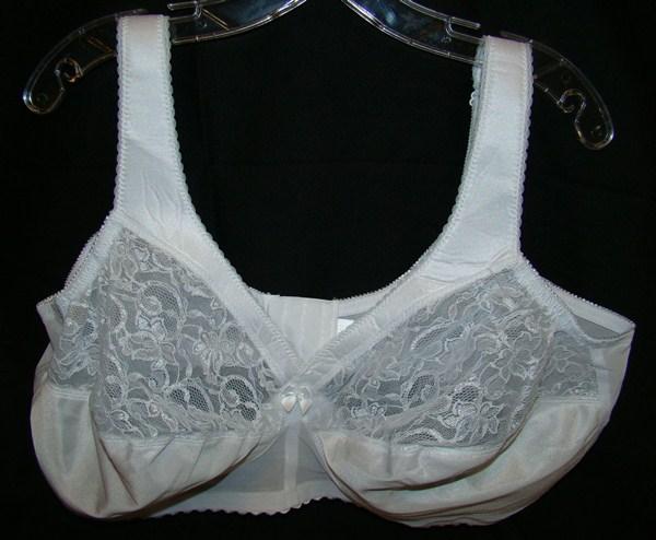 NEW Glamorise 44C MagicLift Front Close Support Bra 1200 White 127943