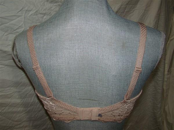 NWOT Simone Perele 36E Caresse 3D Plunge Bra 12A316 Beige 128006