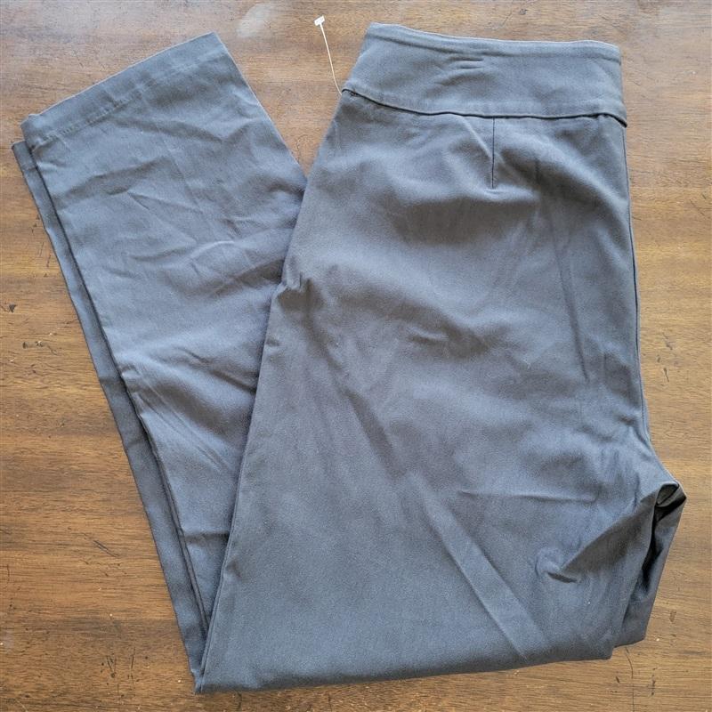 NWT Tribal 12 Flatten It Pull-On Ankle Pant Carbon Gray #128221