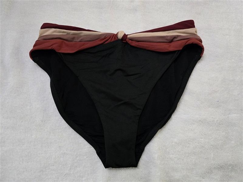 NWOT Robin Piccone L Billie Rose Hi Waist Bottom 128249