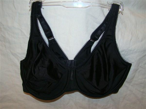 NWT Wacoal 32D Basic Beauty 855192 Full Figure Underwire Bra Black 128431