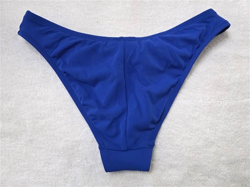 NWT Robin Piccone S Cobalt Blue Knot Front Bikini Swim Bottoms 128548
