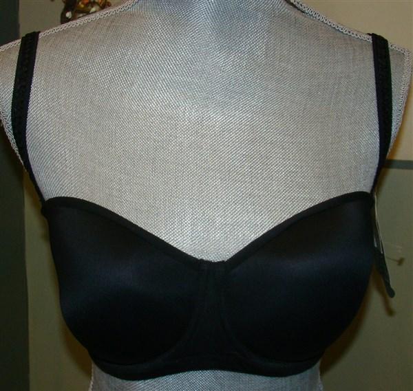 NWT Le Mystere 40F Soiree Strapless Multi Way Bra 9756 Black 128600