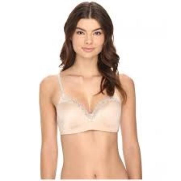 NEW Le Mystere 34DDD Safari Invisible Comfort Memory Foam Bra 9678 Beige 128606