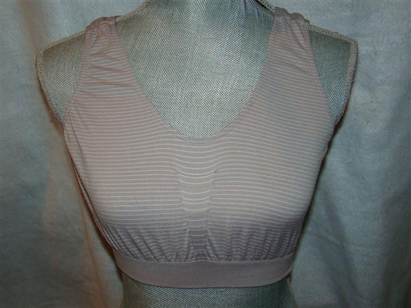 NEW Bali S Bra Comfort Revolution Seamless Microfiber Crop Top 103J Gray 128608