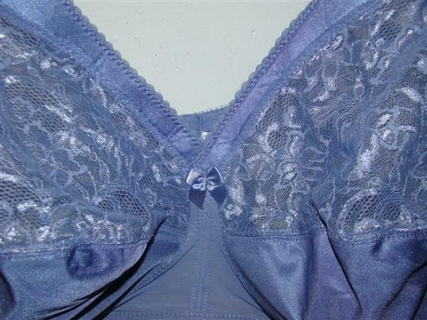 NWOT Glamorise 40I Magic Lift Full Figure Support 1000 Periwinkle Blue 128617