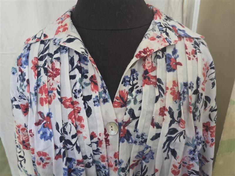 NWT Papinelle L Harper Cozy LONG SLEEVE NIGHTSHIRT Snow White 128648